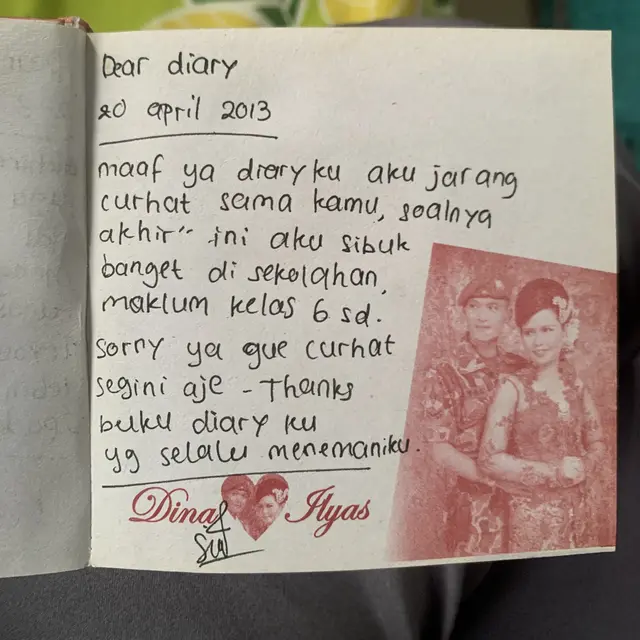 6 Potret Isi Diary Netizen ketika Kecil Ini Bikin Ngakak, Ceritakan Kejadian Random
