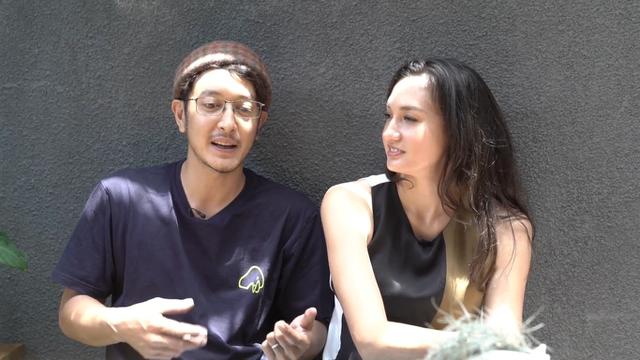 Dimas Anggara dan Nadine Chandrawinata