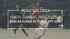 Video wawancara kapten Timnas Indonesia, Boaz Solossa, jelang Piala AFF 2016.