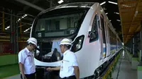 PT INKA (Persero) berencana melakukan pengujian kereta Light Rail Transit (LRT) Palembang, Sumatera Selatan. (Dok Kementerian BUMN)