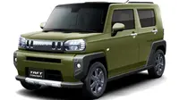 Siap menghadirkan 9 unit kendaraan, Daihatsu akan menampilkan world premiere concept car, yakni TAFT mini crossover.