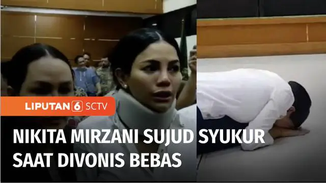 Terdakwa kasus pencemaran nama baik, Nikita Mirzani menangis histeris ketika dibebaskan Majelis Hakim PN Serang. Sebelumnya, Nikita Mirzani dijerat kasus pencemaran nama baik yang dilaporkan Dito Mahendra.
