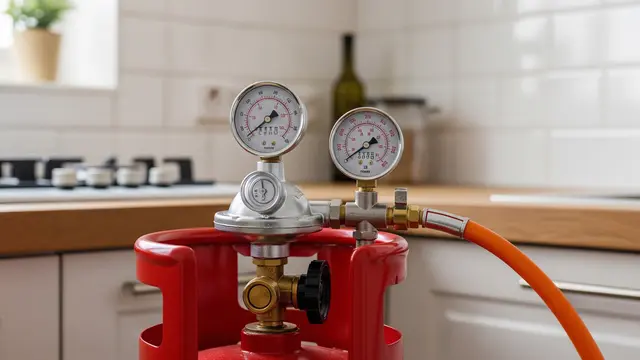 cara memperbaiki regulator gas yang mampet (AI Generated)