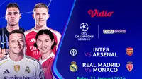 Nonton Live Streaming Liga Champions Pekan Ke-7, Tayang di Vidio