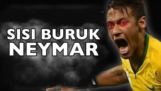 Video sisi buruk Neymar JR pemain asal klub Barcelona.