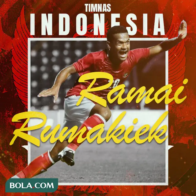 Timnas Indonesia - Ilustrasi Ramai Rumakiek