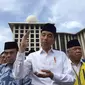 Presiden Jokowi menyetujui adanya rencana pembangunan terowongan bawah tanah untuk menghubungkan antara Masjid Istiqlal dan Gereja Katedral. (Merdeka/Intan)