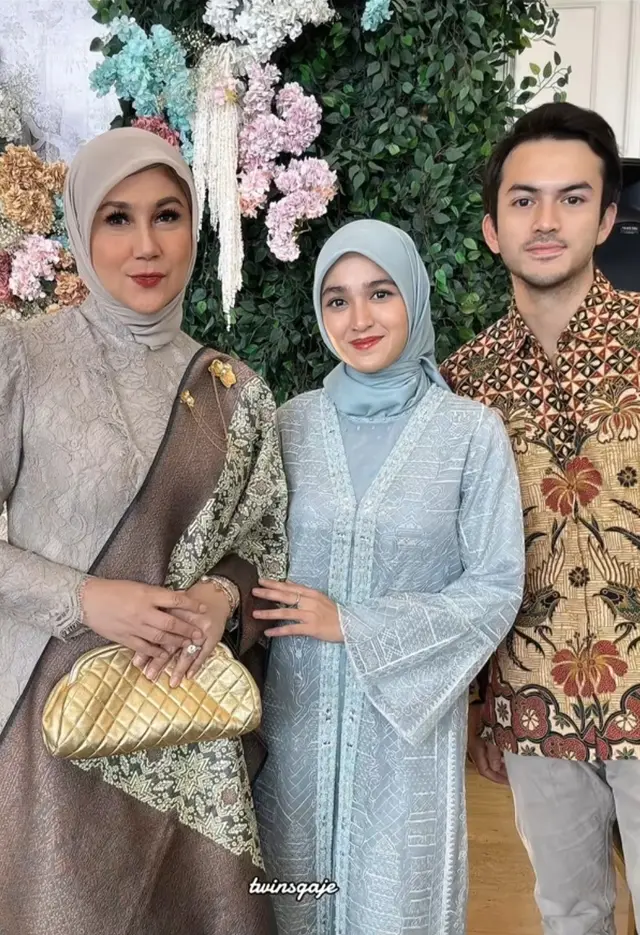 7 Potret kebersamaan Rizky Nazar dan Cut Syifa, bikin baper saat kondangan nikahan Febby Rastanty