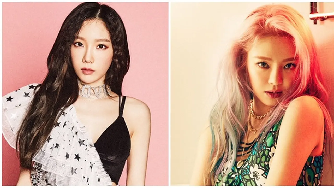 [Bintang] Taeyeon dan Hyoyeon SNSD Meriahkan Countdown Asian Games 2018 