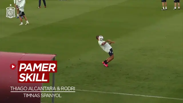 VIDEO: Keren! Thiago Alcantara dan Rodri Pamer Skill Passing Jelang Spanyol Vs Jerman di UEFA Nations League