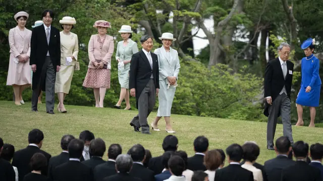 Kaisar Naruhito dan Permaisuri Masako Hadiri Pesta Kebun Musim Semi Jepang
