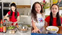 6 Potret Elea Anak Ussy Sulistiawaty Masak Dumpling Kuah, Bikin Jatuh Hati