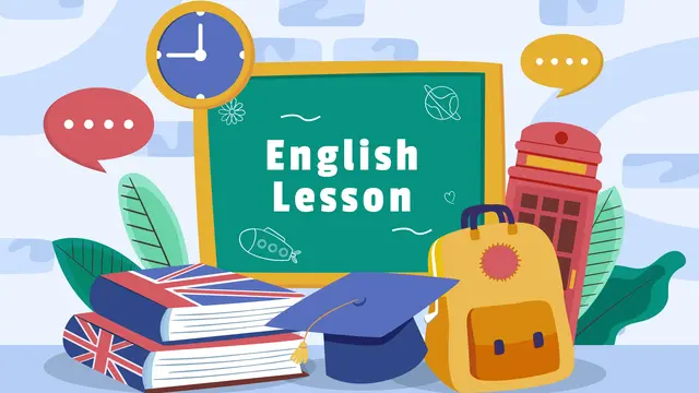 Ilustrasi belajar bahasa Inggris