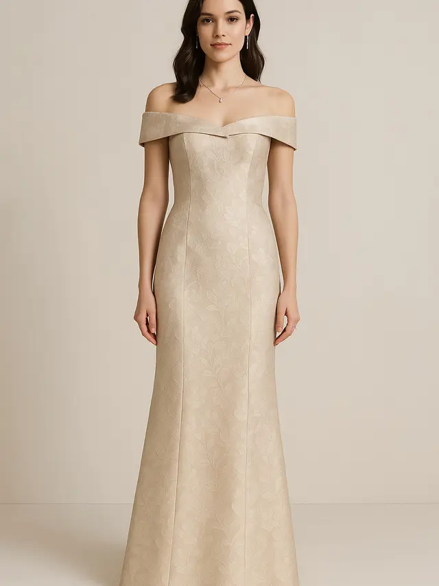 Model Long Dress Jacquard Terbaru 2025
