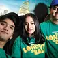 Ricky Harun, Nikita Willy dan Kevin Julio saat mempromosikan film terbaru mereka, From London to Bali. (Zulfa Ayu Sundari/Liputan6.com)