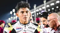 Pembalap Honda Team Asia, Mario Suryo Aji pada balapan Moto2 Qatar di Sirkuit Lusail. (Honda Team Asia)