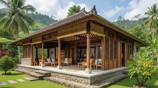 Model Rumah Sederhana Tapi Mewah yang Ramah Lingkungan/Ilustrasi AI