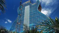Hotel Gitar di Florida Selatan jadi salah satu hotel mewah dan megah di Amerika Serikat (Dok.Instagaram/@hardrockholly/https://www.instagram.com/p/BylJOOPA2Dz/Komarudin)