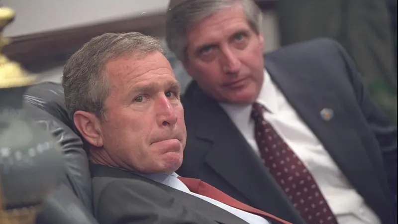 Terungkap, 16 Ekspresi George Bush Saat Kejadian 9/11 