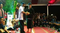 Acara Seba Baduy di pendopo lama Gubernur Banten, Jalan KH Brigjen Syam'un, Kota Serang. (Liputan6.com/Yandhi Deslatama)