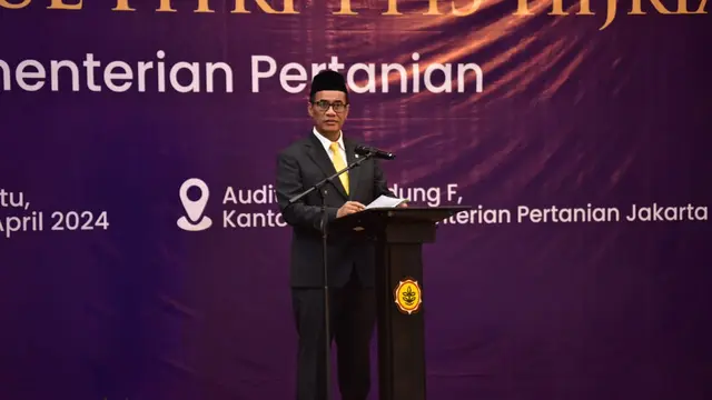 Halal Bihalal Kementerian Pertanian, Mentan Amran Bicara Cinta Membangun Pertanian Gemilang