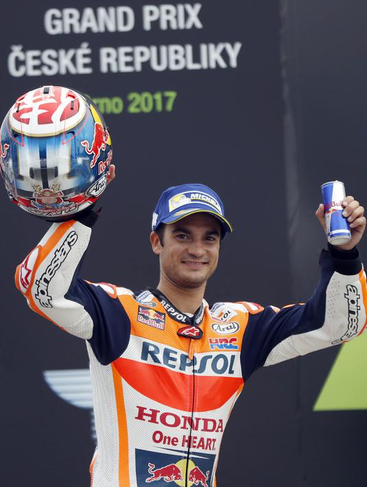 5. Dani Pedrosa (Repsol Honda) - 139 Poin. (AP/Petr David Josek)