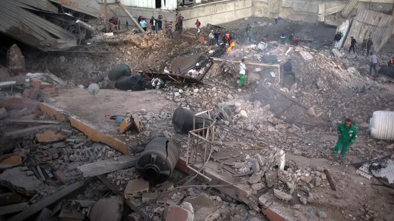Suasana Serangan Udara Israel saat Gempur Jalur Gaza