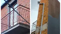 Membangun rumah agar bisa balas dendam ke tetangga, pemilik bangunan 1 meter ini halangi pandangan jendela. Sumber: Odditycentral