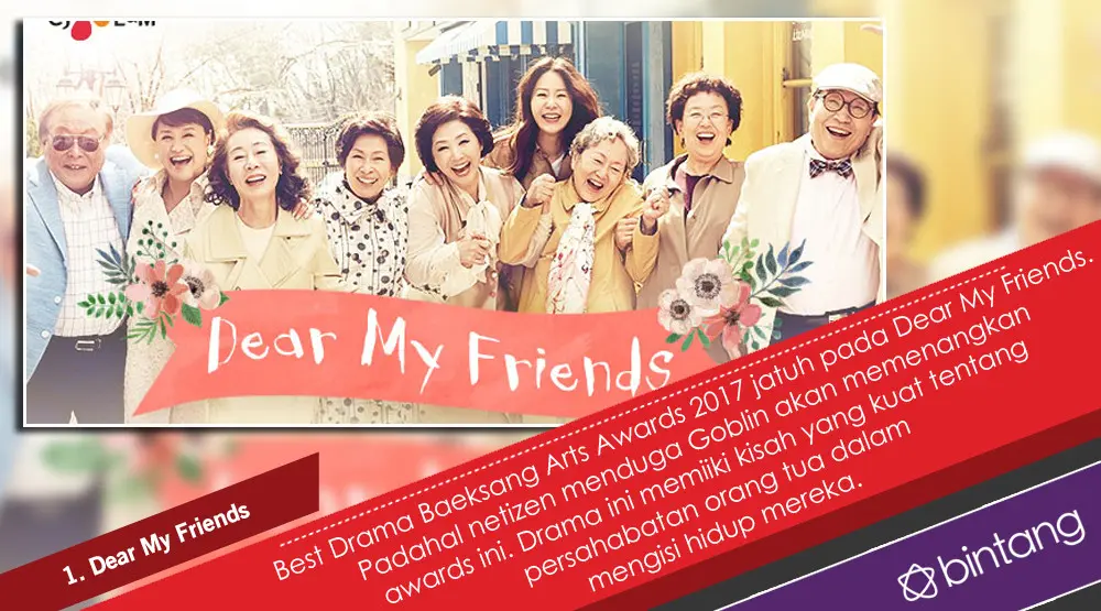 5 Drama Korea Terbaik dari Pemenang Baeksang Art Awards 2017 (Foto: Soompi, DI: Nurman Abdul Hakim/Bintang.com)