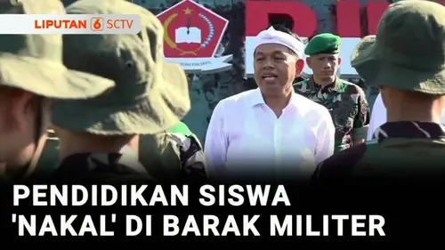 VIDEO: 40 Siswa di Sumedang Jalani Tes Kesehatan Sebelum Dikirim ke Barak Militer