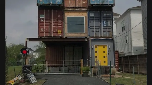 Rumah dari Kontainer Bekas 1