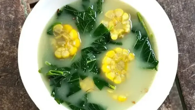 Resep bobor bayam jagung manis. (dok. Cookpad @ibutina)