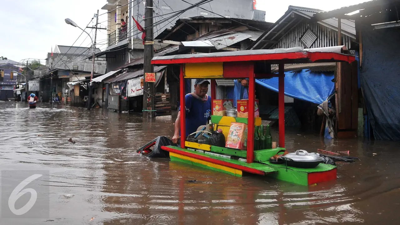 20160209-Pasar Buncit Banjir-Jakarta- Gempur M Surya