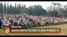 Ribuan penarik becak padati kantor Kabupaten Jombang untuk menyerbu beras zakat gratis dari bupati Jombang.