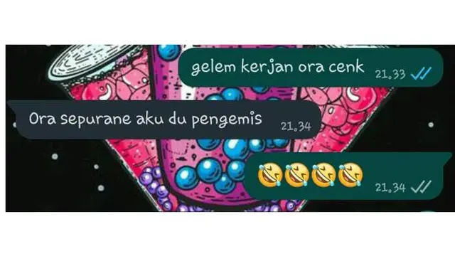 6 Chat Nyeleneh Teman Tawari Pekerjaan Ini Bikin Tepuk Jidat