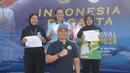 Sebanyak 65 atlet ambil bagian dalam kompetisi tersebut. Mereka berasal dari berbagai Pengprov, Pengcab, dan klub layar di Indonesia. (Dok. Dispen AL)