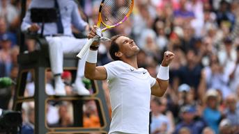 Hasil Wimbledon 2022: Kemenangan Rafael Nadal Disambut Penuh Kasih