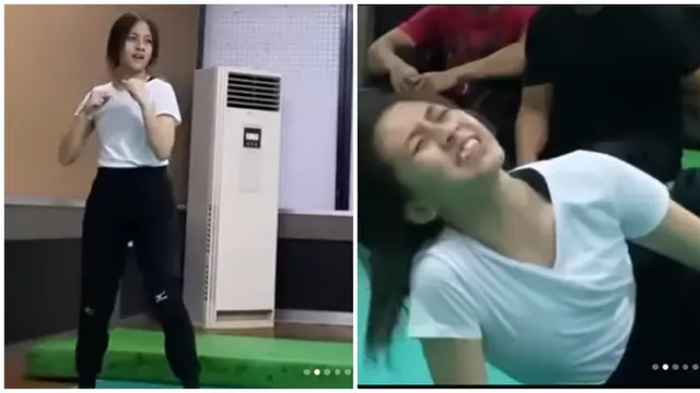 Sempat Alami Cedera, Ini Potret Adhisty Zara Latihan Bela Diri Demi Film Virgo