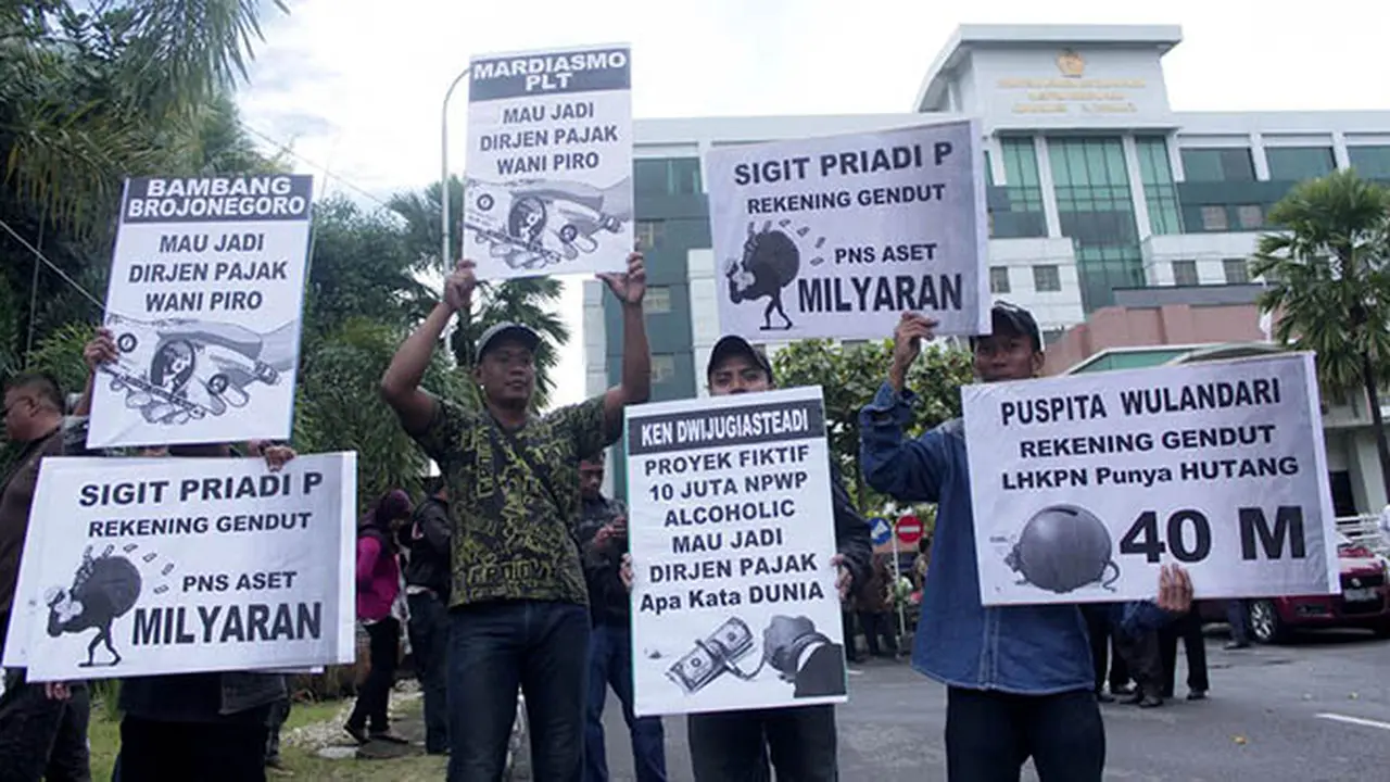 Demo Tolak 7 Calon Dirjen Pajak Ramai di Yogya