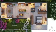 9 Inspirasi Denah Rumah Sederhana dengan Dapur Terbuka di Kampung, Nyaman dan Lapang