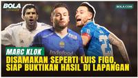 Respons Marc Klok saat Disamakan Layaknya Luis Figo: Besok Saatnya Tunjukkan Siapa Persib dan Klok!