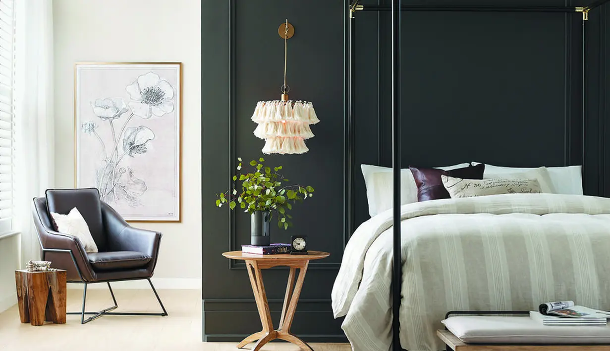 Nature-Inspired Hues adalah warna-warna yang berakar dari alam. Warna-warna ini akan menciptakan rasa tenang. Foto: Good House Keeping.