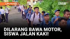 Dilarang Dedi Mulyadi Bawa Motor, Siswa di Pangandaran Jalan Kaki