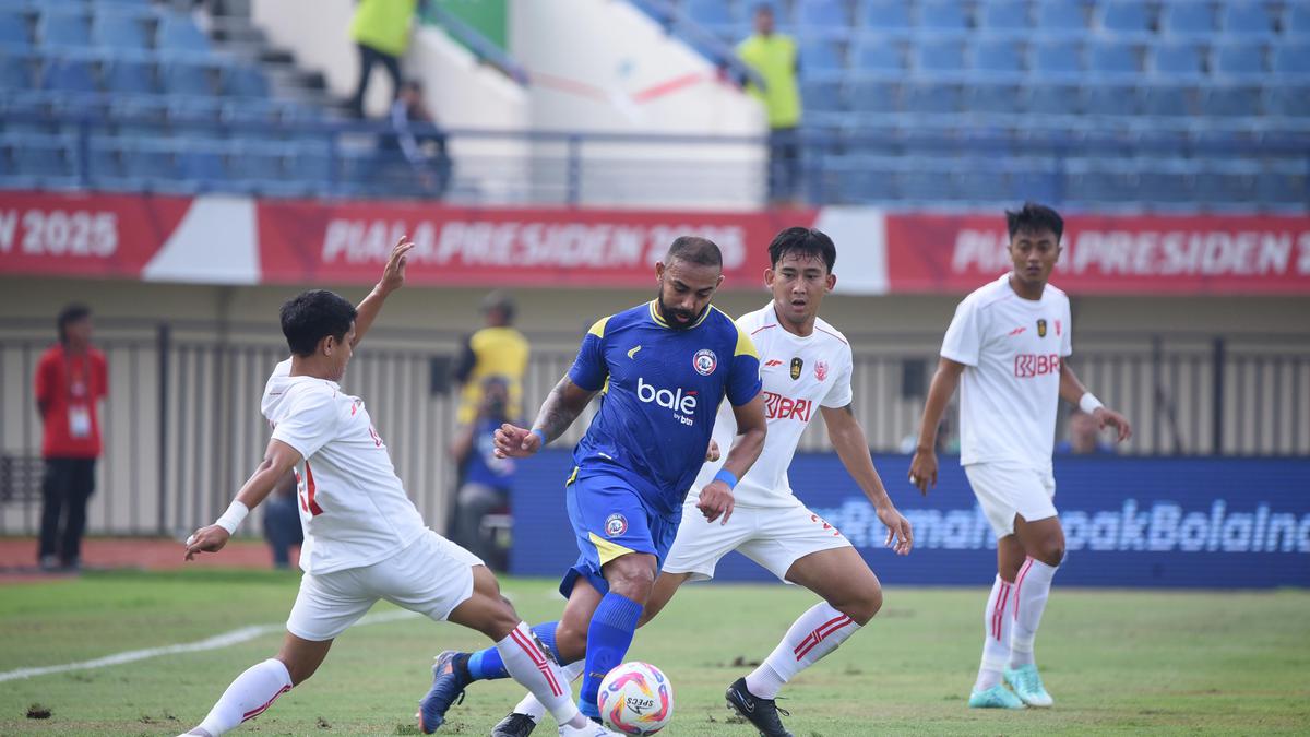 Hasil Piala Presiden 2025 Liga Indonesia All Star vs Arema FC: Penalti Witan dan Septian David Buyarkan Keunggulan Singo Edan