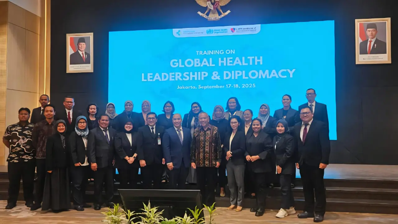 Pelatihan Diplomasi Kesehatan Global yang diselenggarakan Pusat Pengembangan Kompetensi Aparatur Kesehatan Kementerian Kesehatan. (Dok Pribadi)