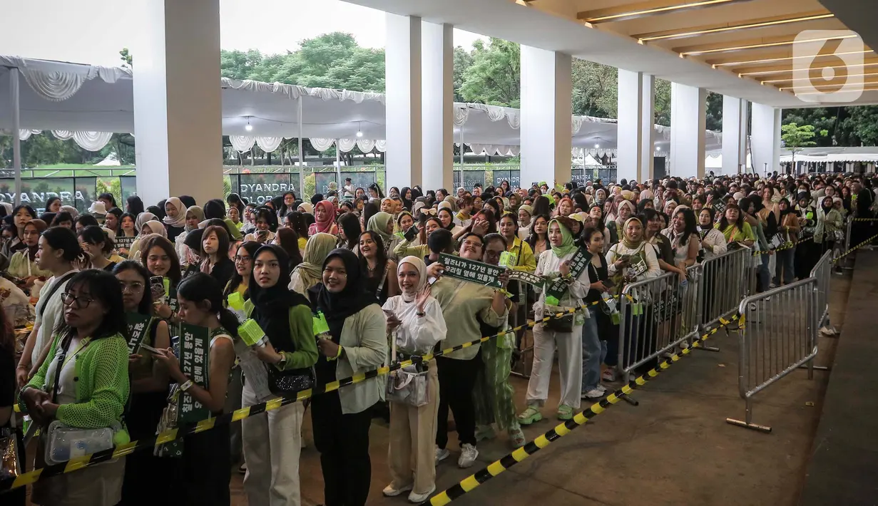 Selain Indonesia, NCT 127 juga menggelar konser di beberapa negara lain seperti Jepang, Cina, Filipina, dan Thailand. (Liputan6.com/Angga Yuniar)