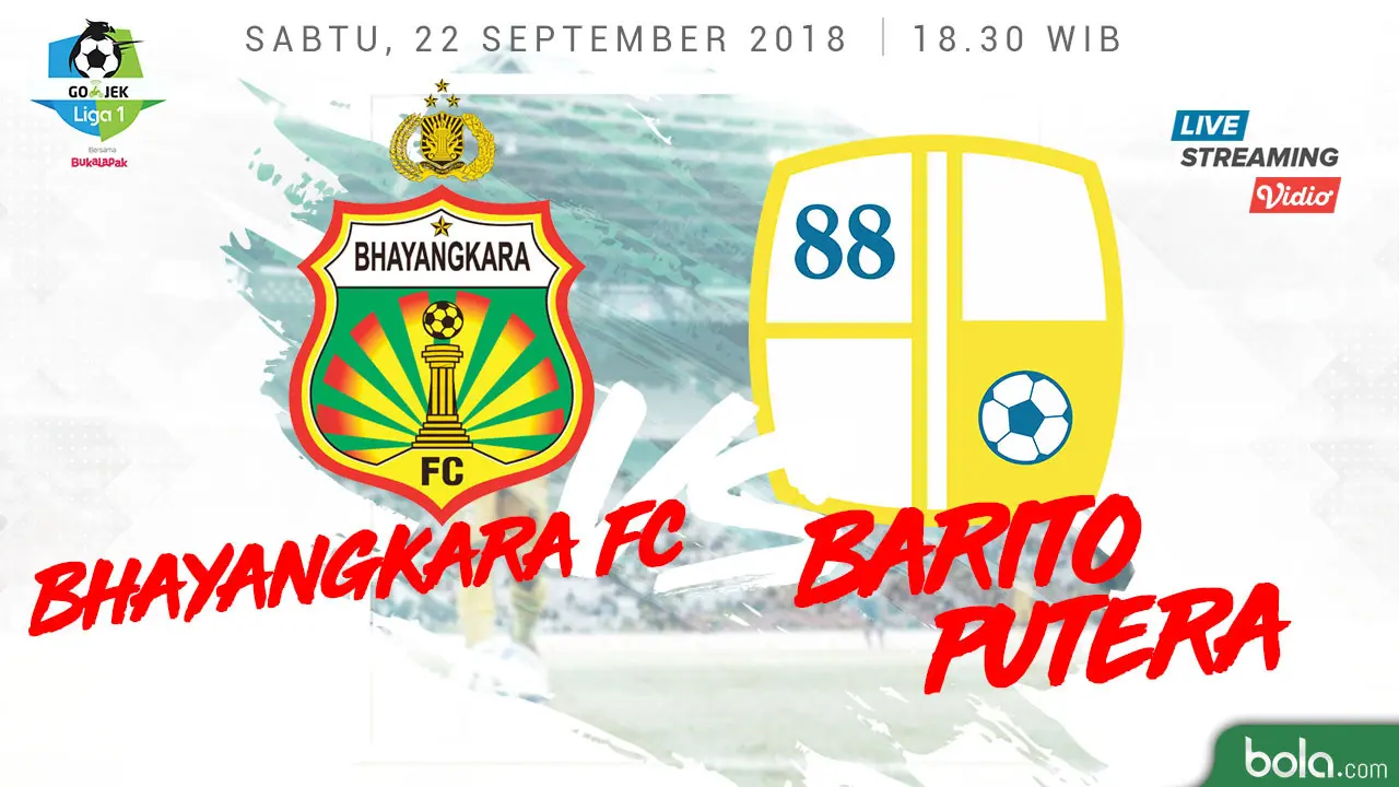 Bhayangkara FC Vs Barito Putera