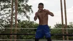 Petinju Indonesia, Daud Yordan, memantapkan persiapan jelang laga melawan petinju Argentina, Cristian Rafael Coria dengan latih tanding mela
