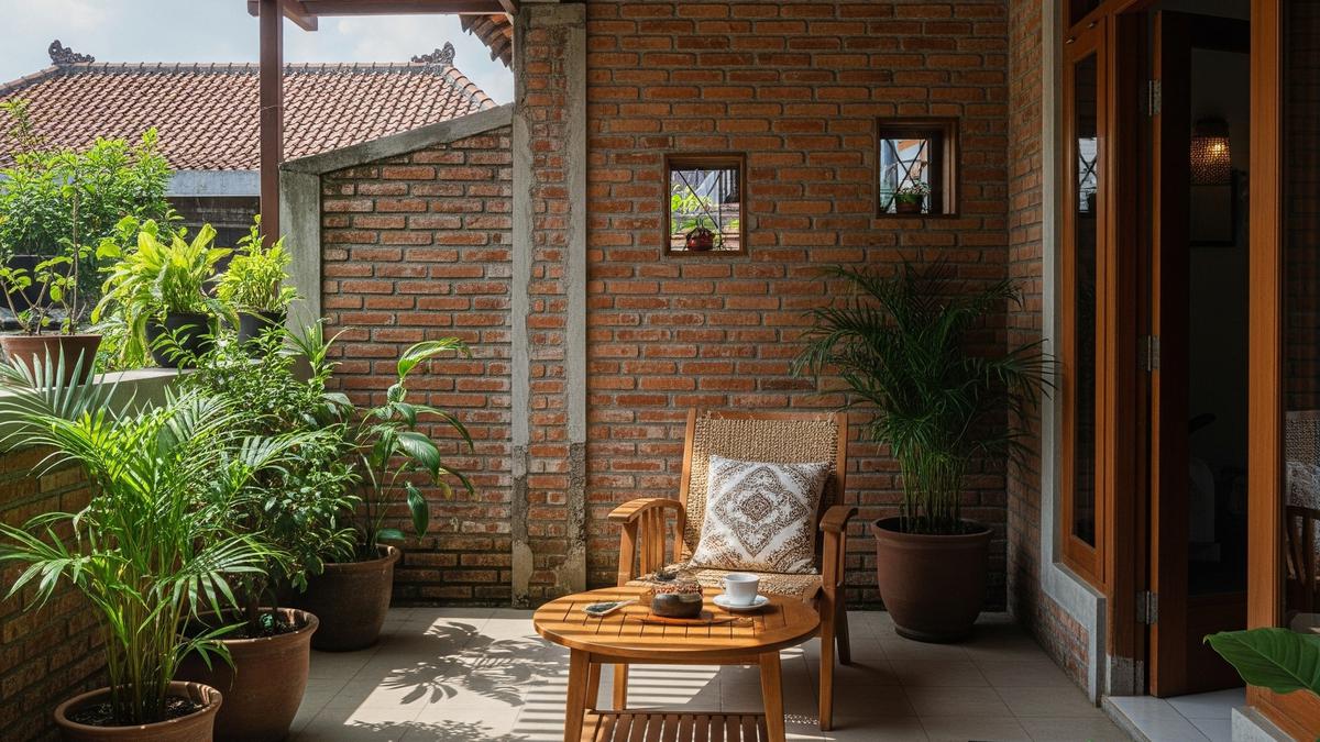 9 Model Teras Rumah Bata Merah yang Bikin Klasik Terbaru 2025, Simple Tapi Estetik