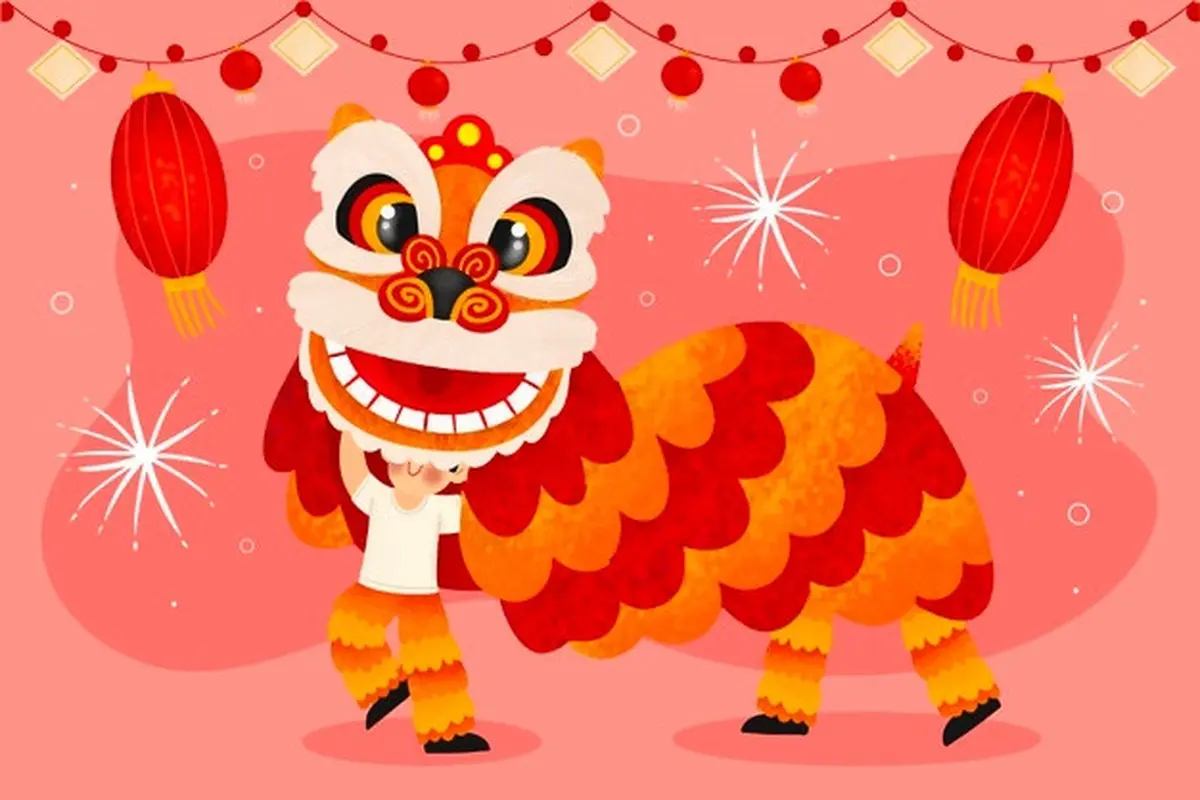 Ilustrasi barongsai